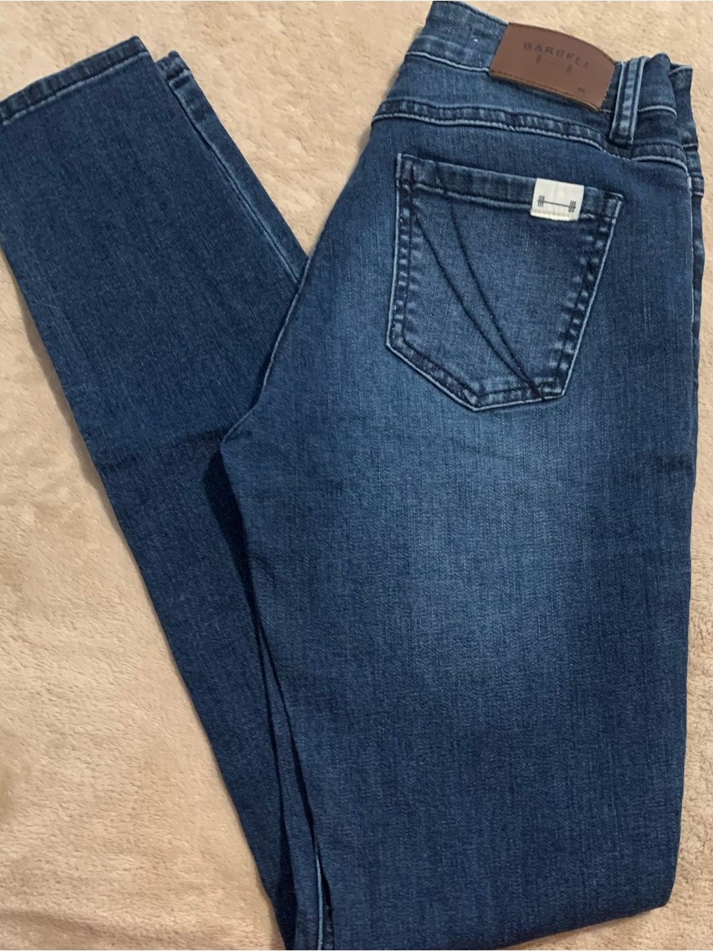 Barbell Apparel Skinny Jeans in Deep Indigo